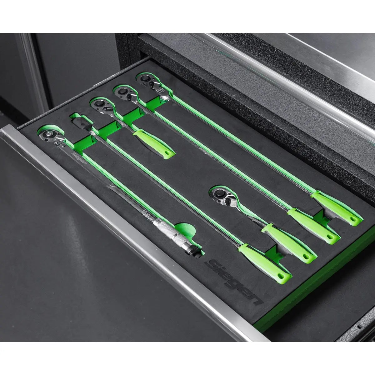 Sealey Siegen Ratchet Wrench, Breaker Bar & Torque Wrench Set 1/2"Sq Drive 6pc  White Rose Tools