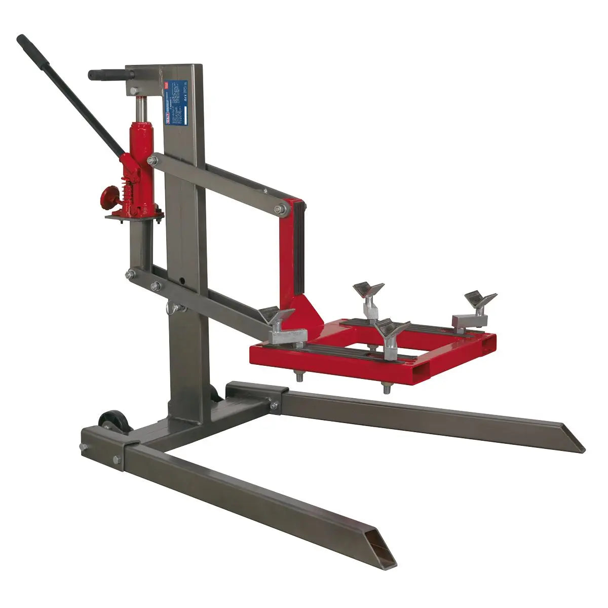 Sealey Single Post Hydraulic Portable Motorcycle Lift 450kg Capacity 