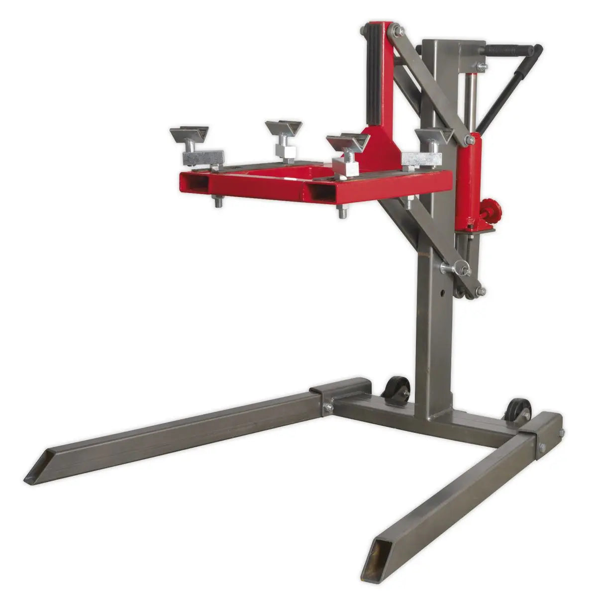 Sealey Single Post Hydraulic Portable Motorcycle Lift 450kg Capacity 
