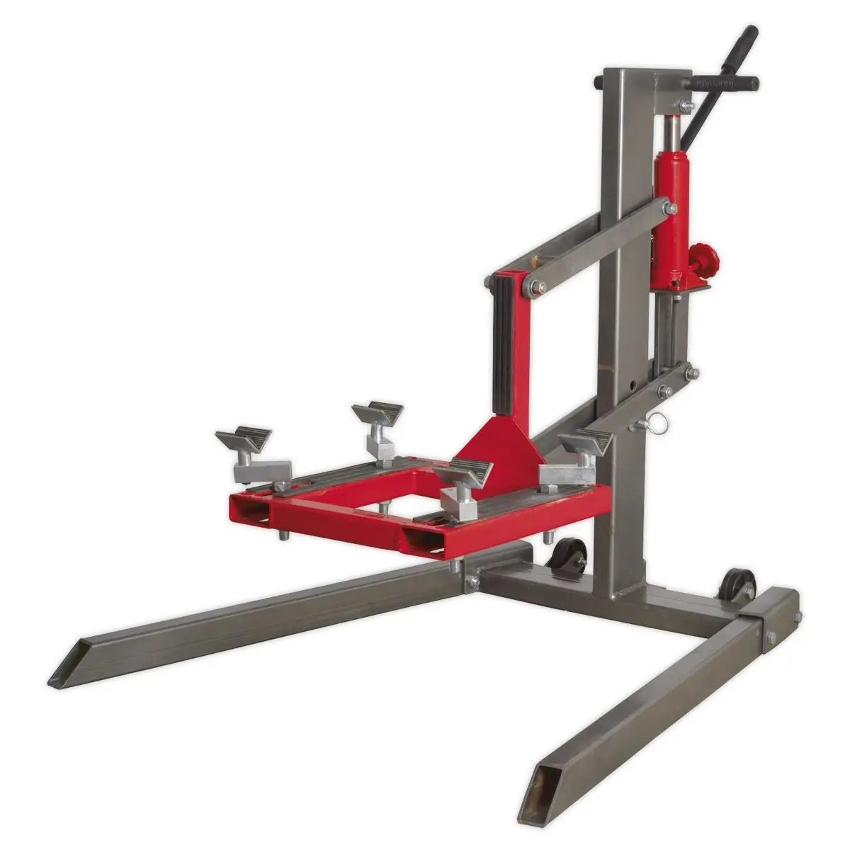 Sealey Single Post Hydraulic Portable Motorcycle Lift 450kg Capacity 