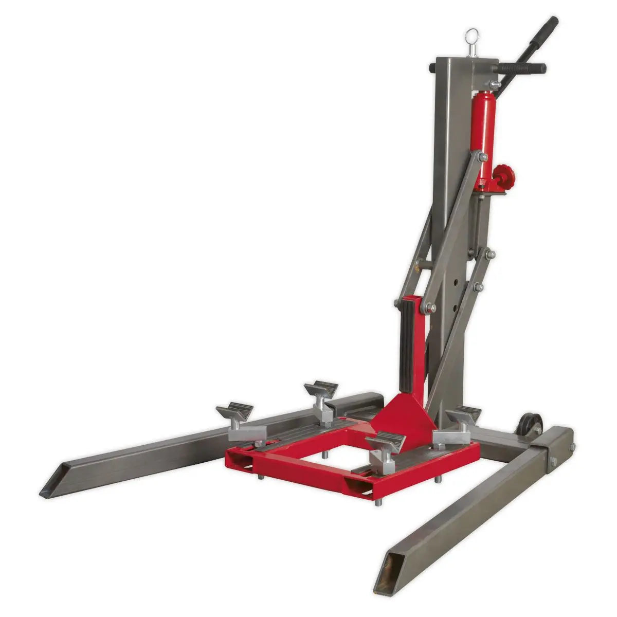 Sealey Single Post Hydraulic Portable Motorcycle Lift 450kg Capacity 