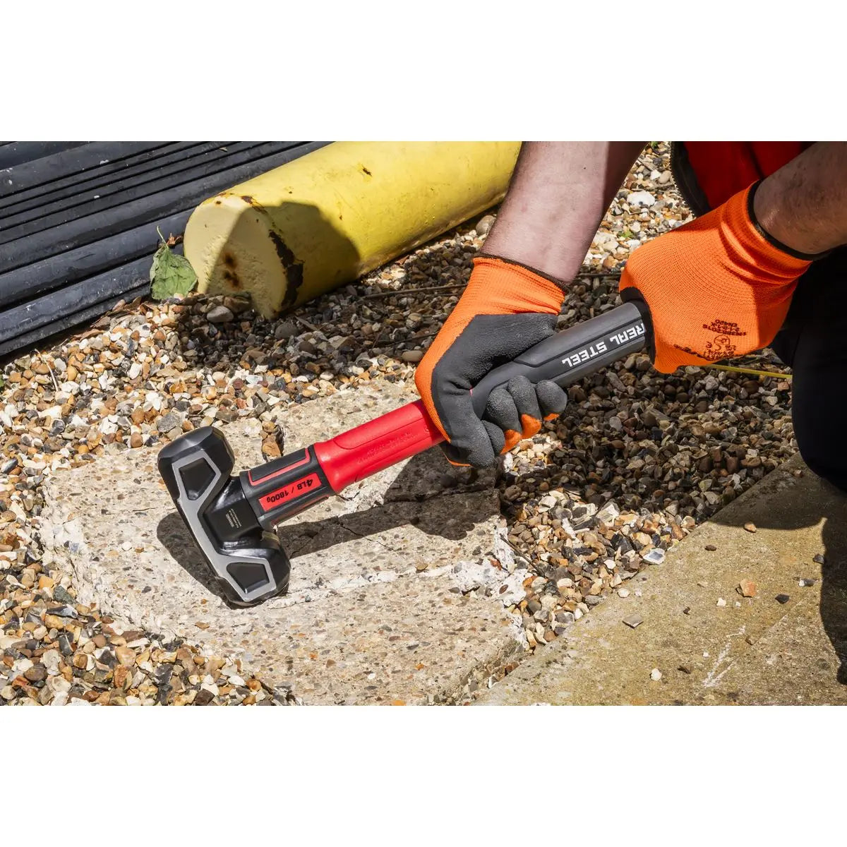 Sealey Sledge Hammer Graphite 4lb Short Handle Premier 
