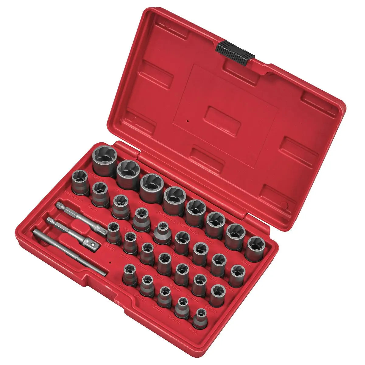 Sealey Slim Design Bolt & Nut Extractor Set 32pc  White Rose Tools