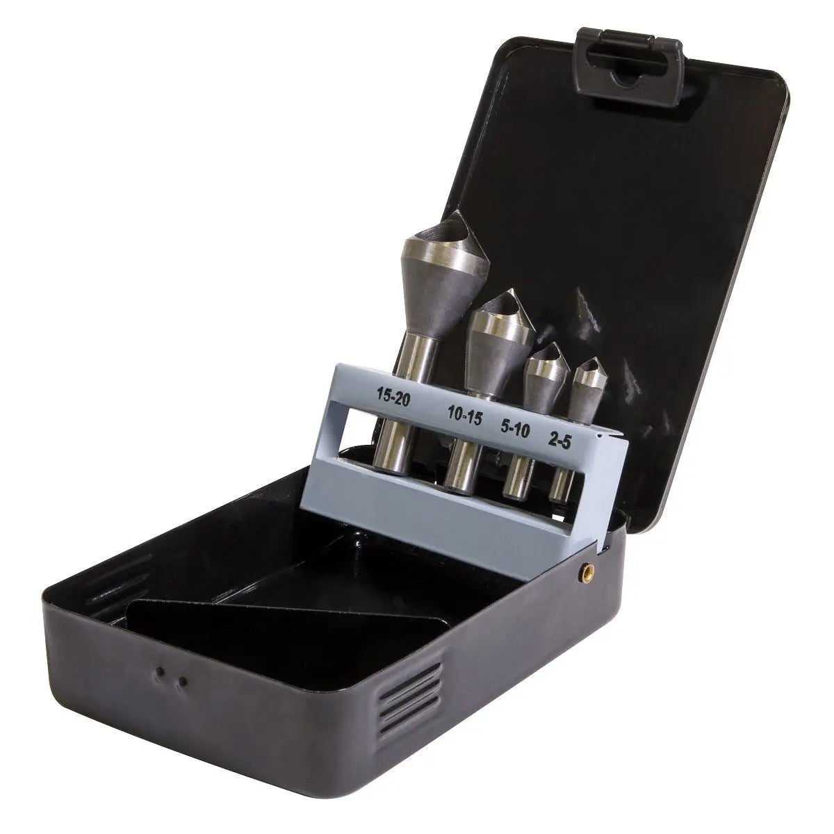 Sealey Slotted Deburring Countersink Drill Bit Set 4pc 90° 