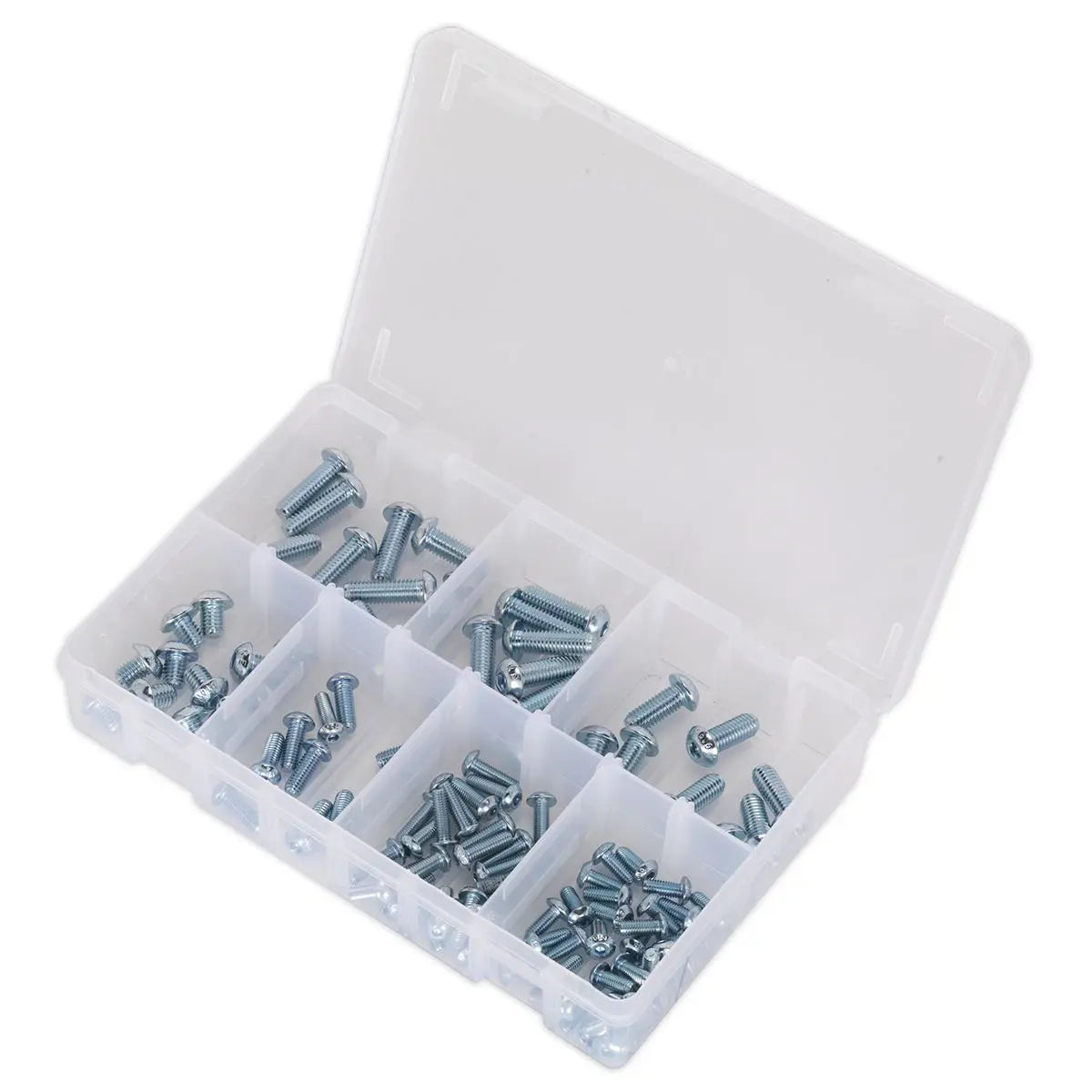 Sealey Socket Screw Assortment 108pc DIN 912 M5-M10 Button Head High Tensile 10.9 Metric 