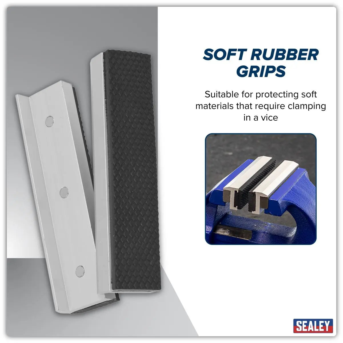Sealey Soft Jaws for Vices 125mm  White Rose Tools