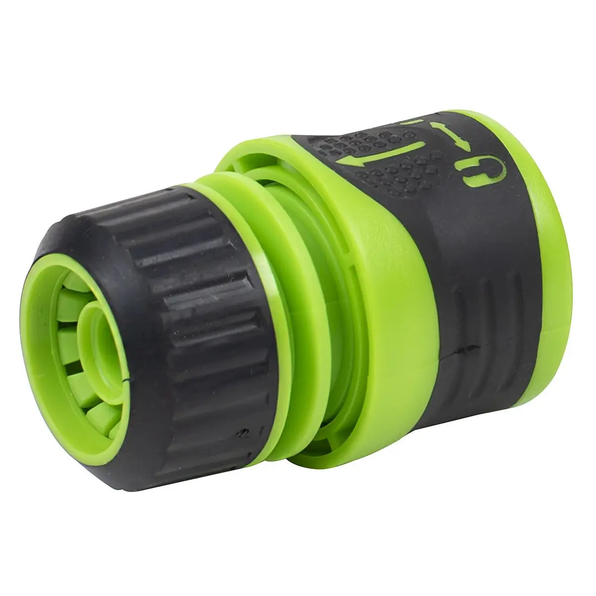 Sealey Soft-Touch Hose Connector with Lock 1/2" - 5/8  White Rose Tools