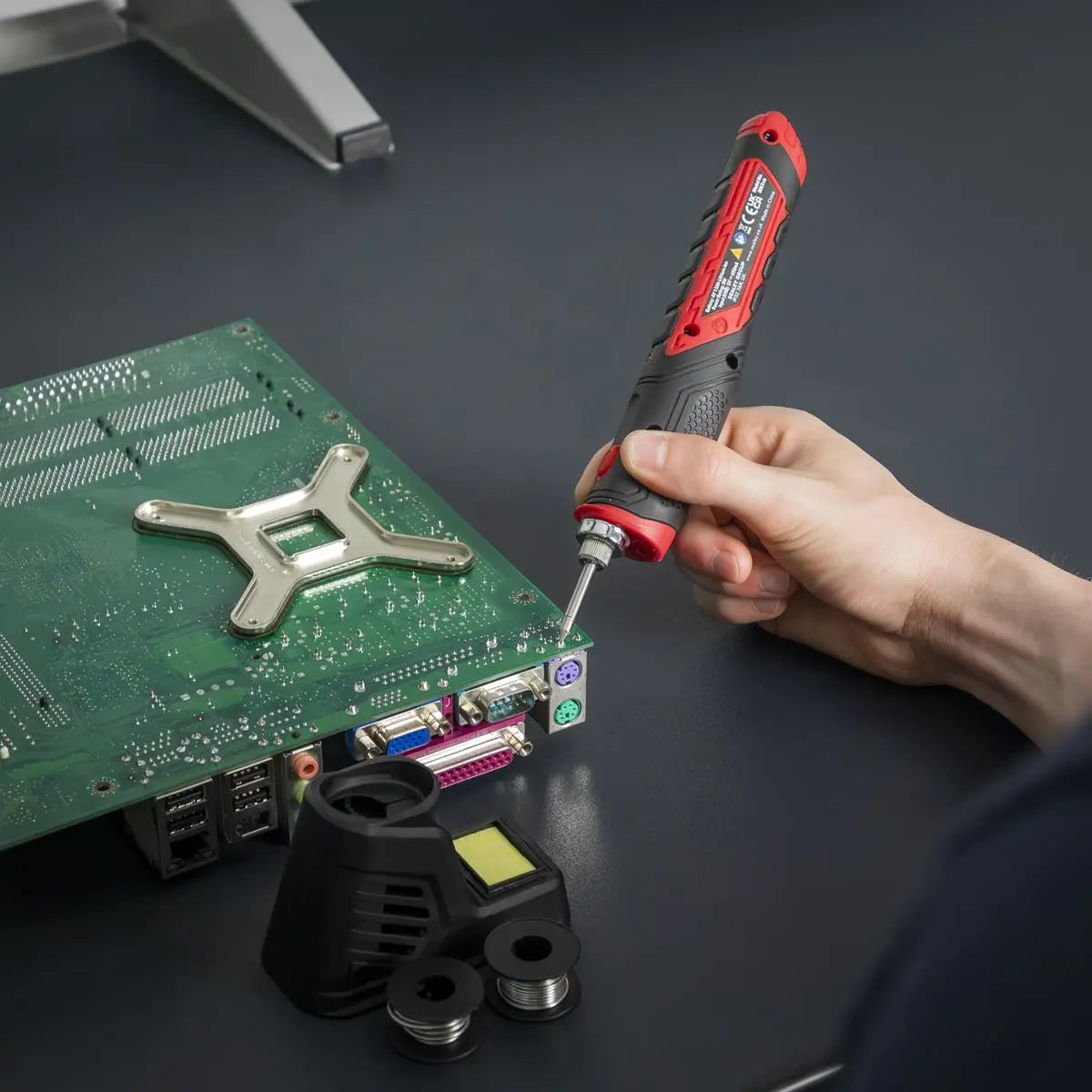 Sealey Soldering Iron Rechargeable 4V Li-ion Max 450°C 