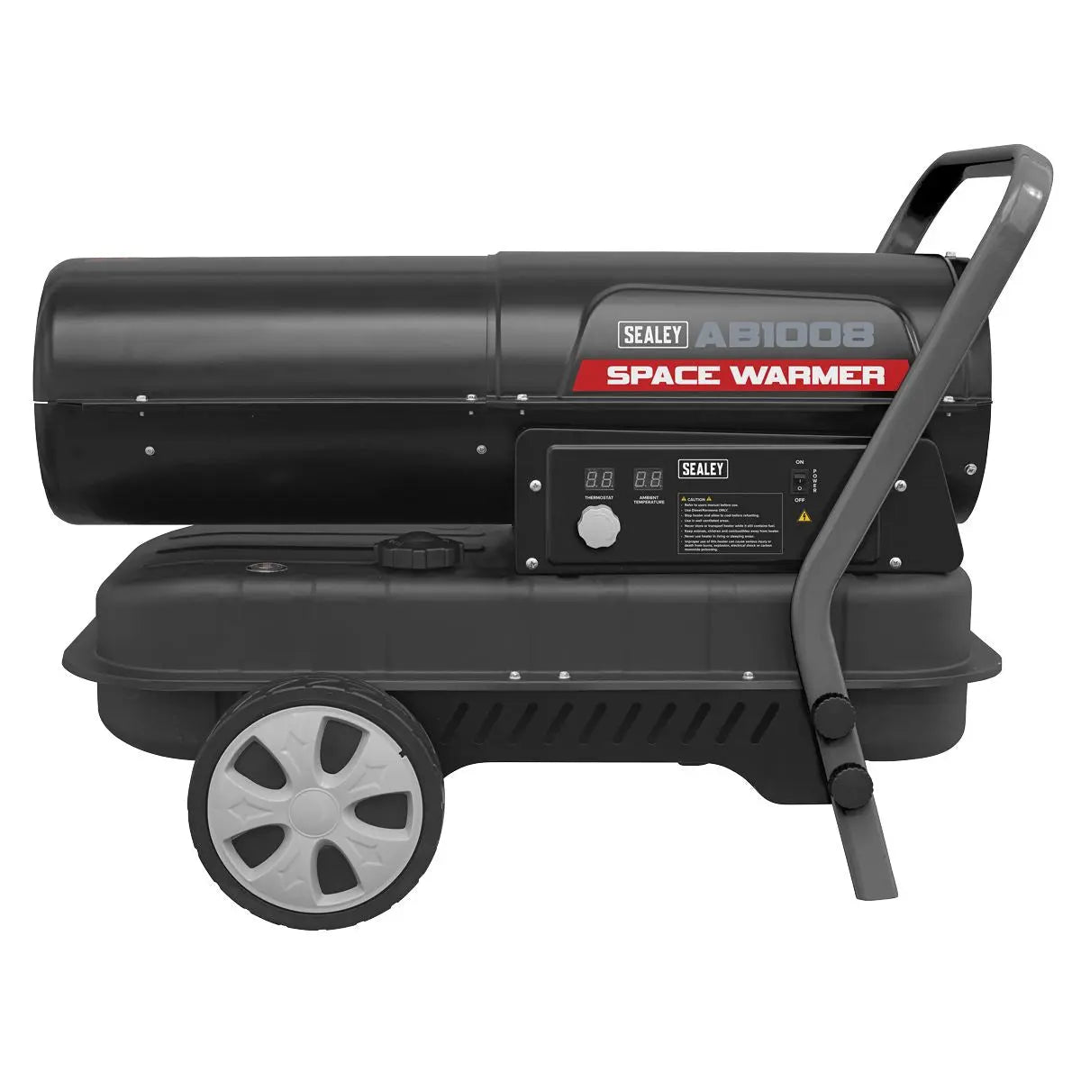 Sealey Space Warmer® Kerosene/Diesel Heater 100,000Btu/hr with Wheels 