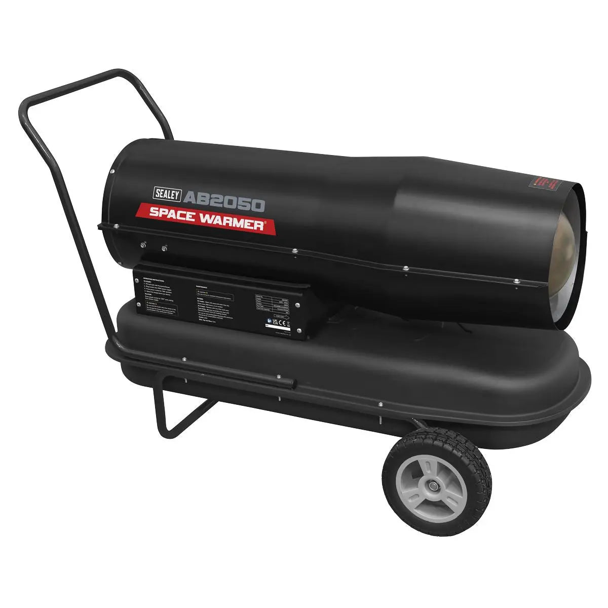 Sealey Space Warmer® Kerosene/Diesel Heater 205,000Btu/hr with Wheels 