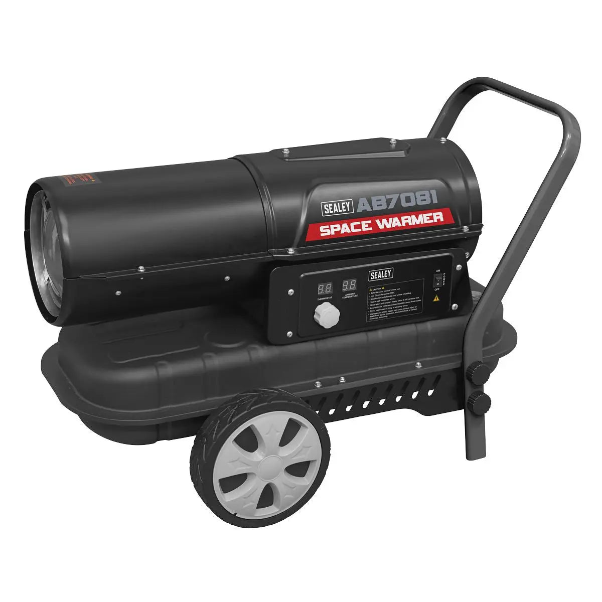 Sealey Space Warmer® Kerosene/Diesel Heater 70,000Btu/hr with Wheels 