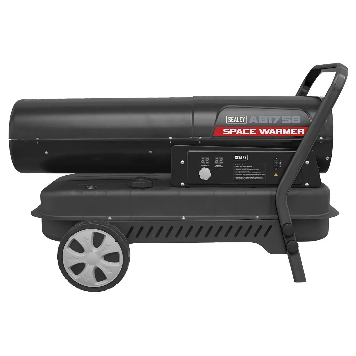 Sealey Space Warmer® Kerosene/Diesel Heater with Wheels 175,000Btu/hr 
