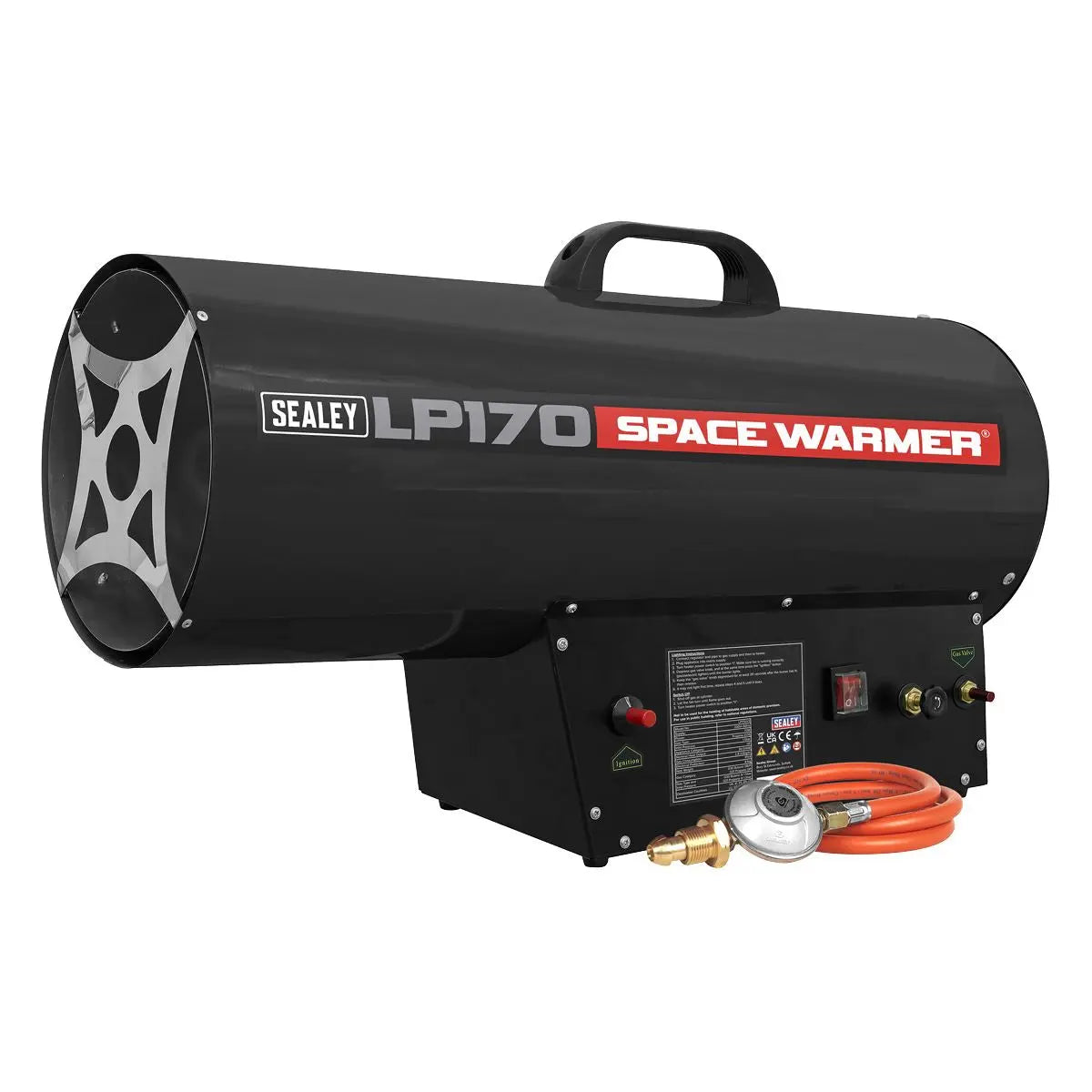 Sealey Space Warmer® Propane Heater 102,000-170,000Btu/hr (30-50kW) 