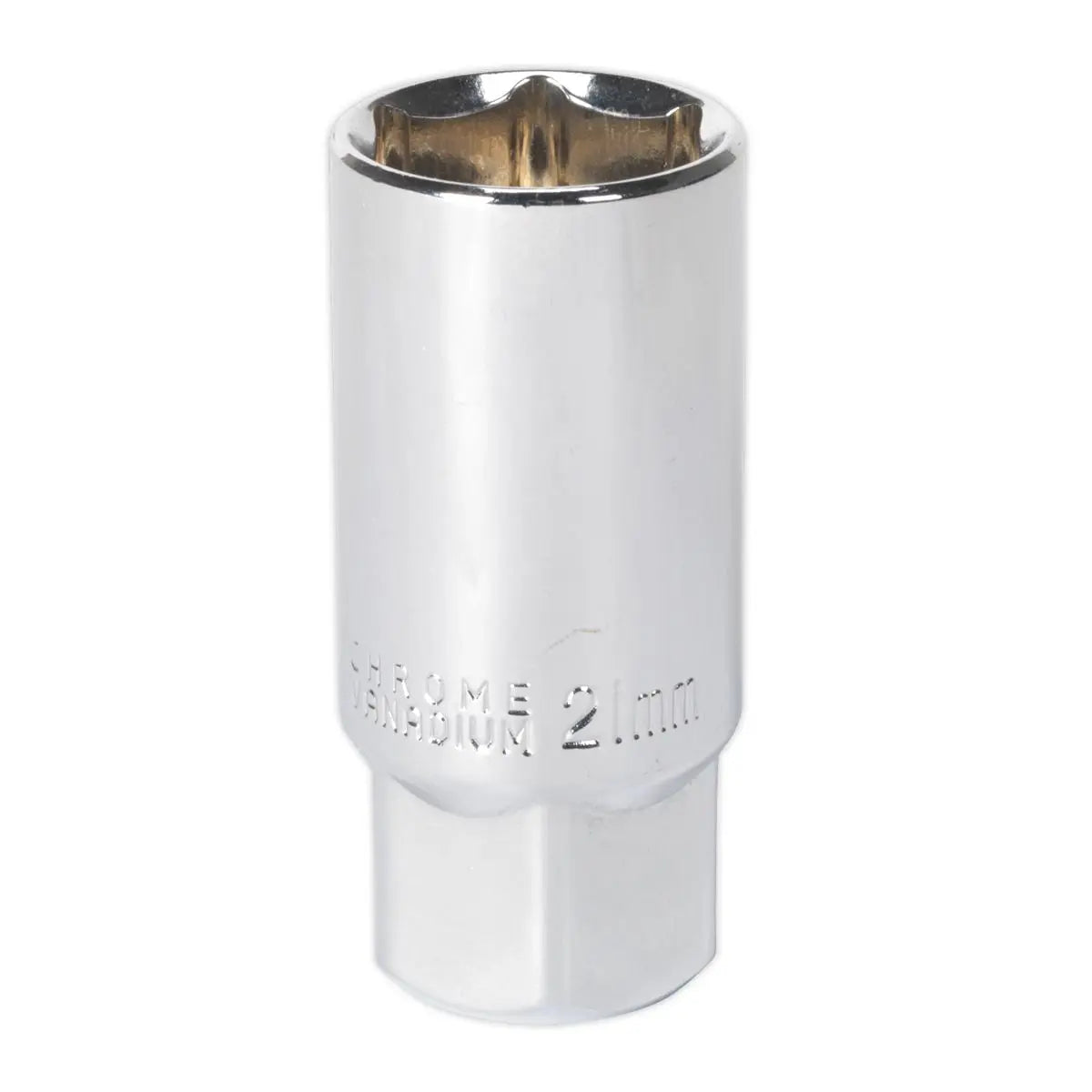 Sealey Spark Plug Socket 21mm 1/2"Sq Drive Magnetic 