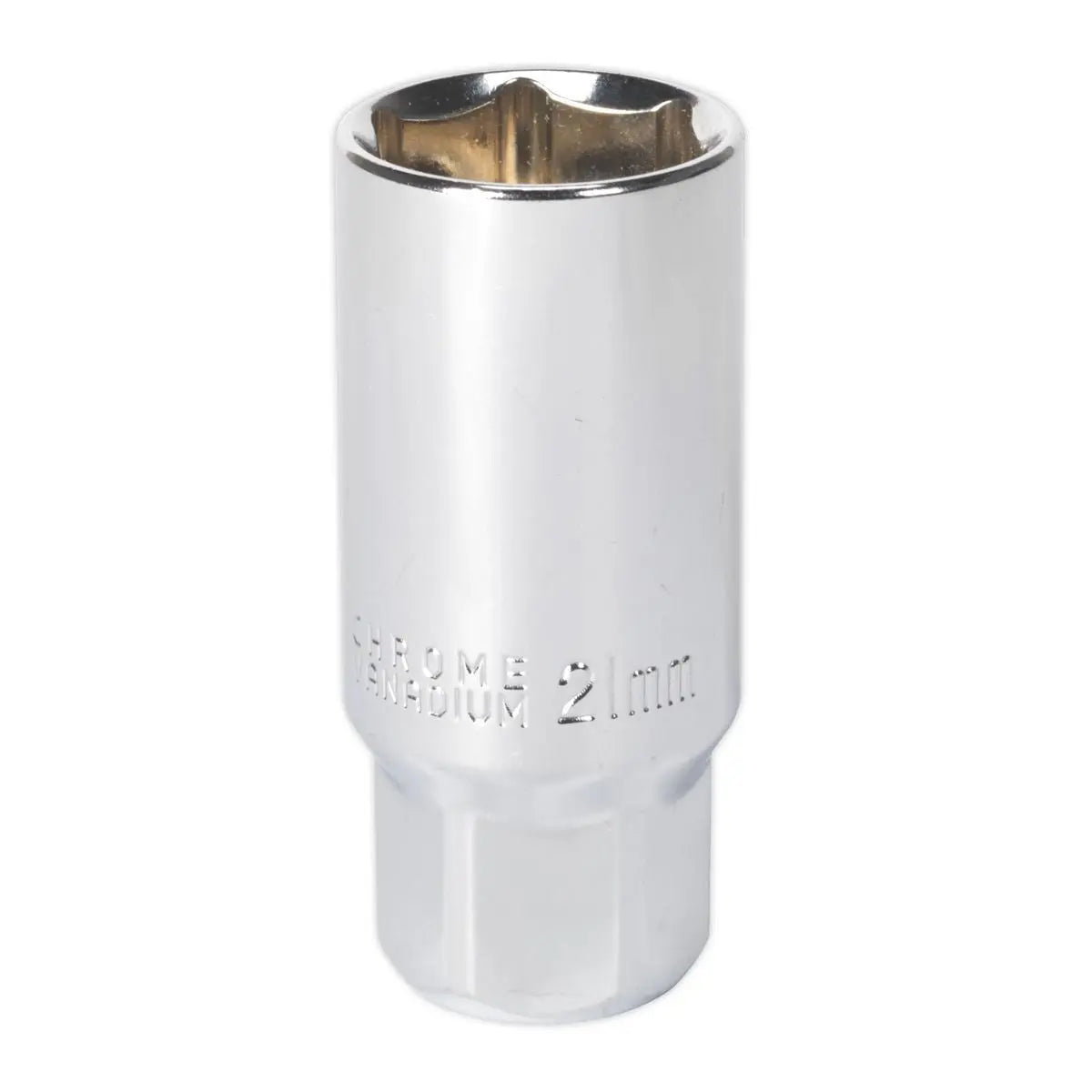 Sealey Spark Plug Socket 21mm 3/8"Sq Drive Magnetic 