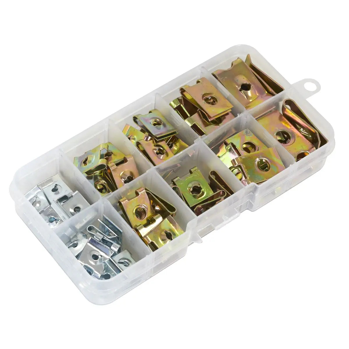 Sealey Spire Nut Assortment 74pc  White Rose Tools