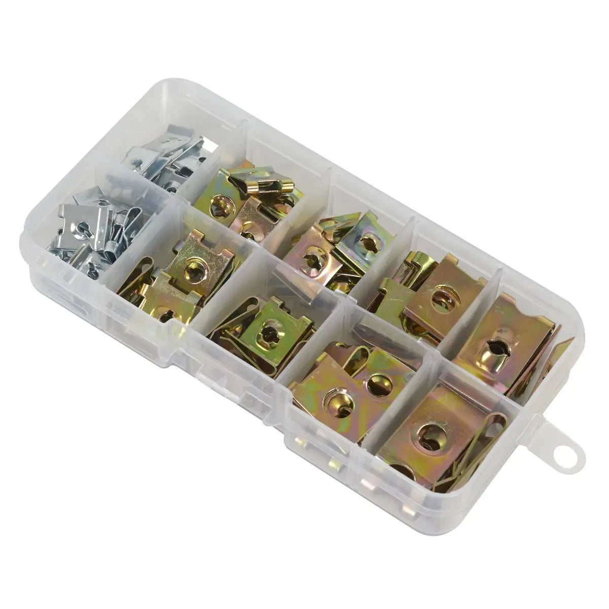 Sealey Spire Nut Assortment 74pc  White Rose Tools