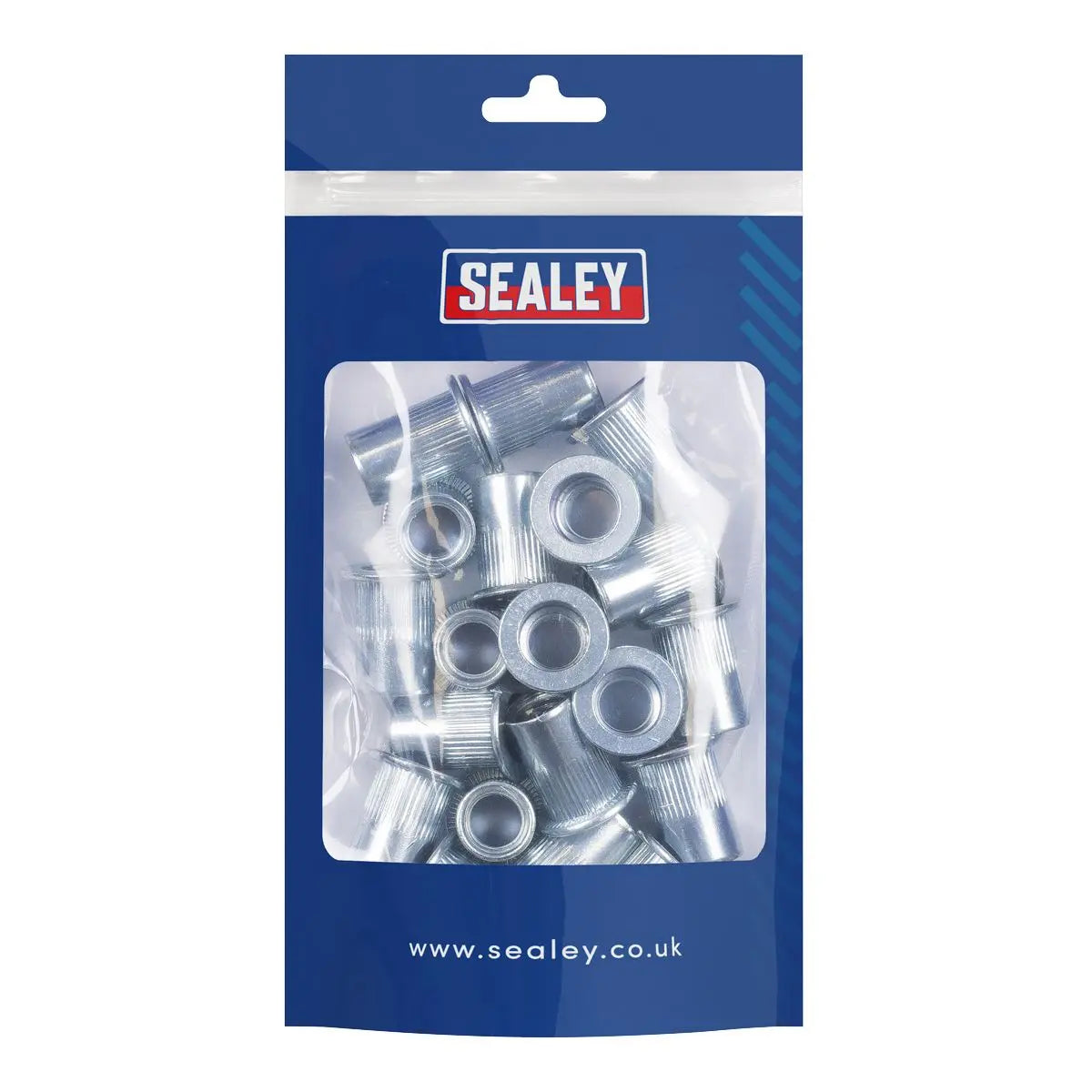Sealey Splined Threaded Insert (Rivet Nut ) M12 - 25pcs  White Rose Tools