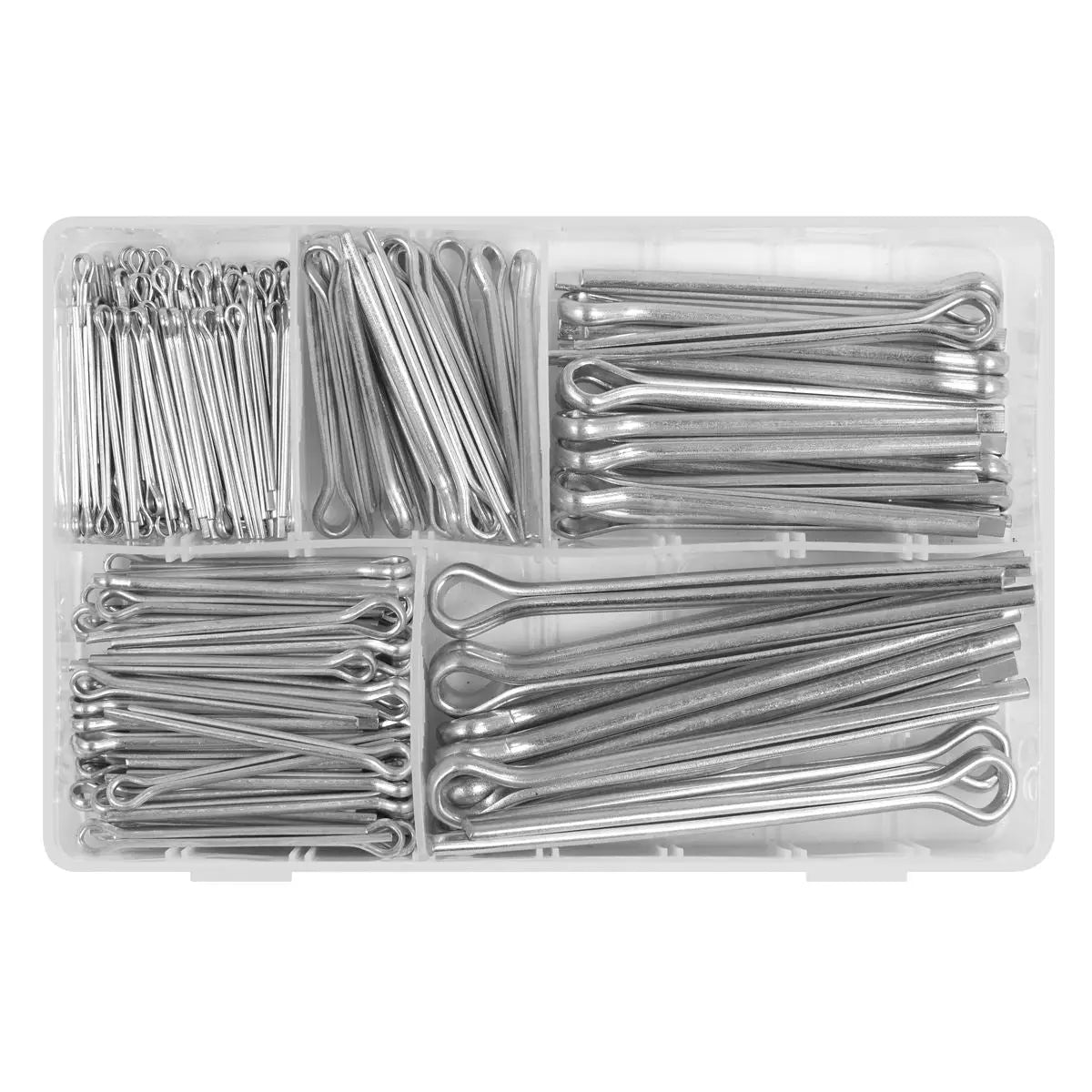 Sealey Split Pin Assortment 230pc Large Sizes Metric & Imperial 