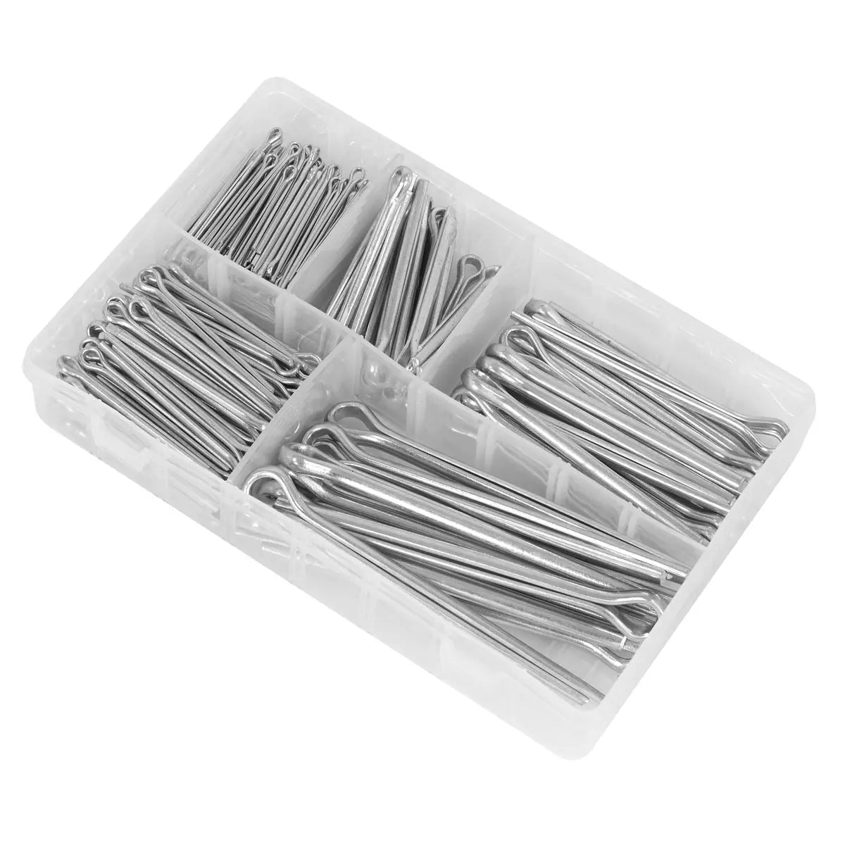 Sealey Split Pin Assortment 230pc Large Sizes Metric & Imperial 