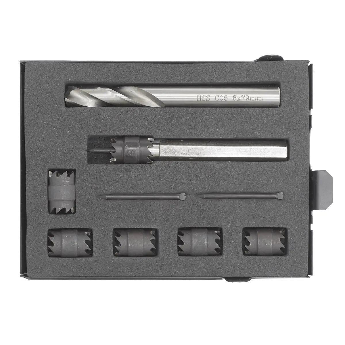 Sealey Spot Weld Cutter & Drill Bit Set 9pc Ø10mm 