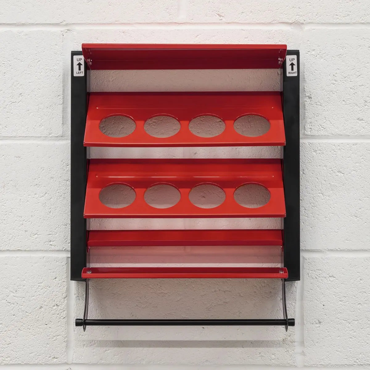 Sealey Spray Can Storage Rack with 8 Can Holders  White Rose Tools