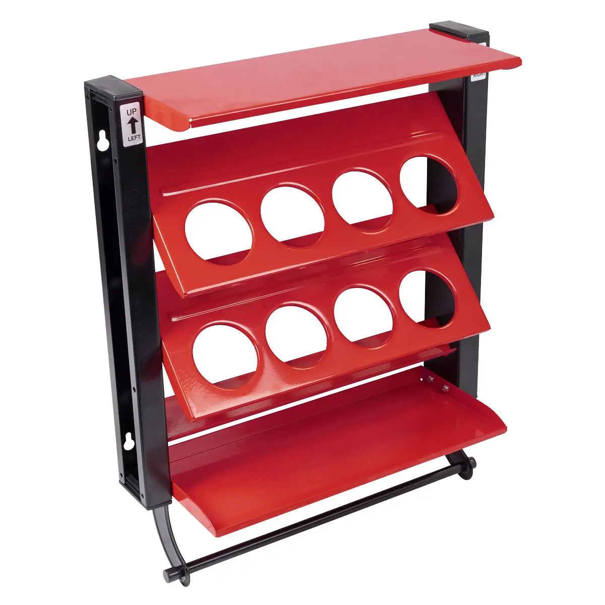 Sealey Spray Can Storage Rack with 8 Can Holders  White Rose Tools