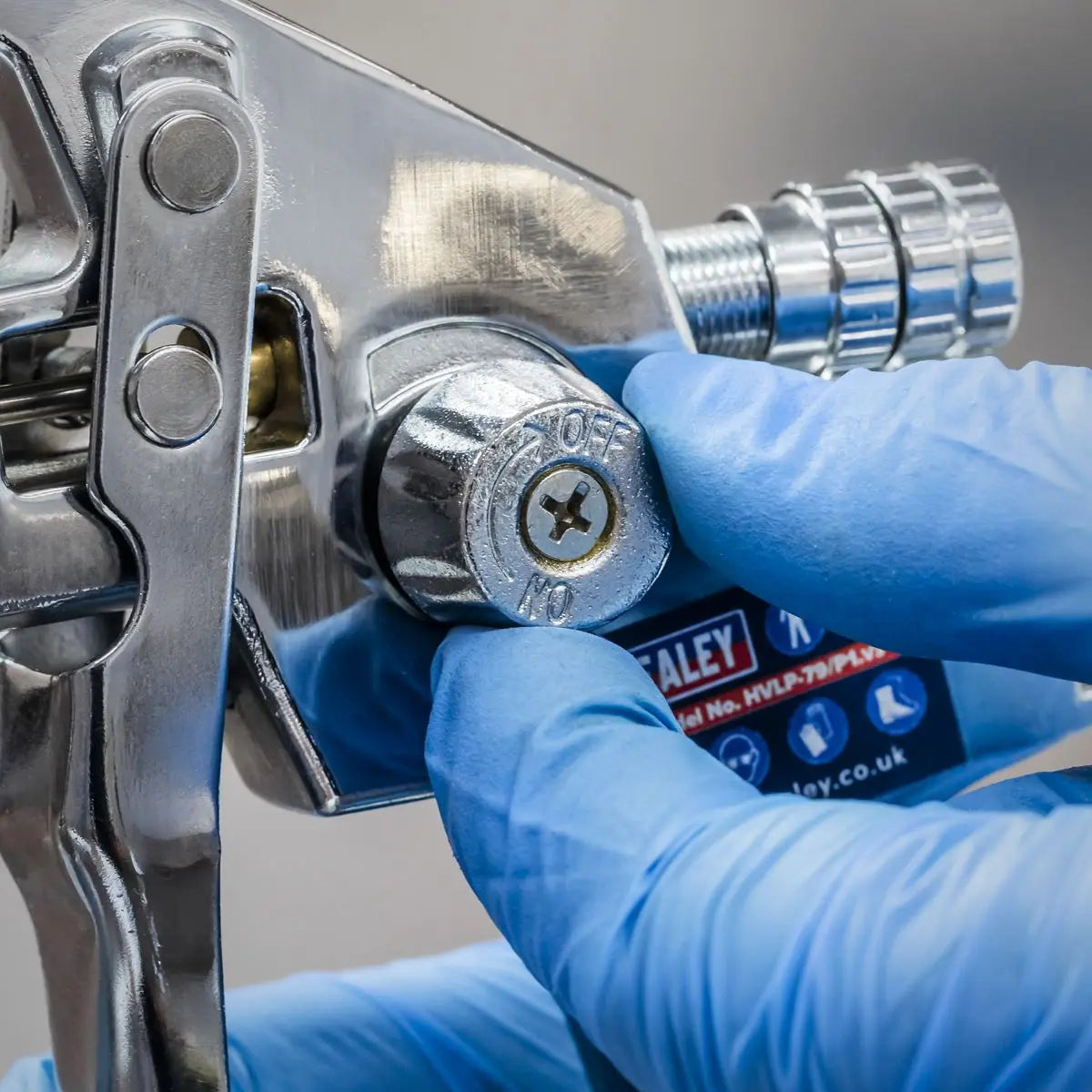 Sealey Spray Gun 1.7mm Set-Up for HVLP-79/P 