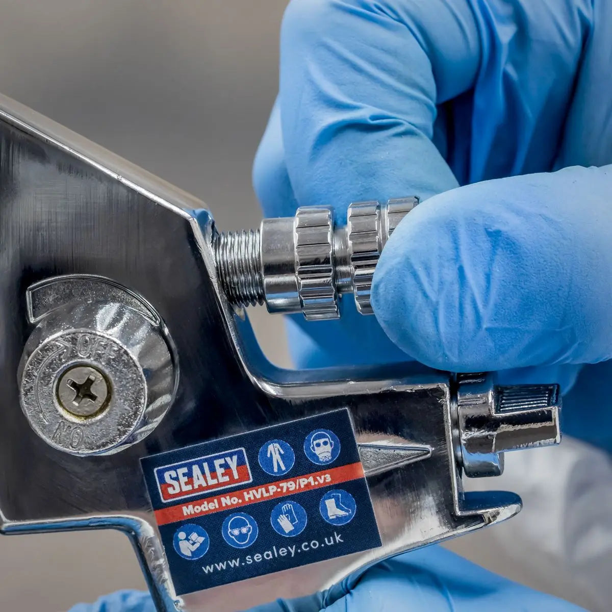 Sealey Spray Gun 1.7mm Set-Up for HVLP-79/P 