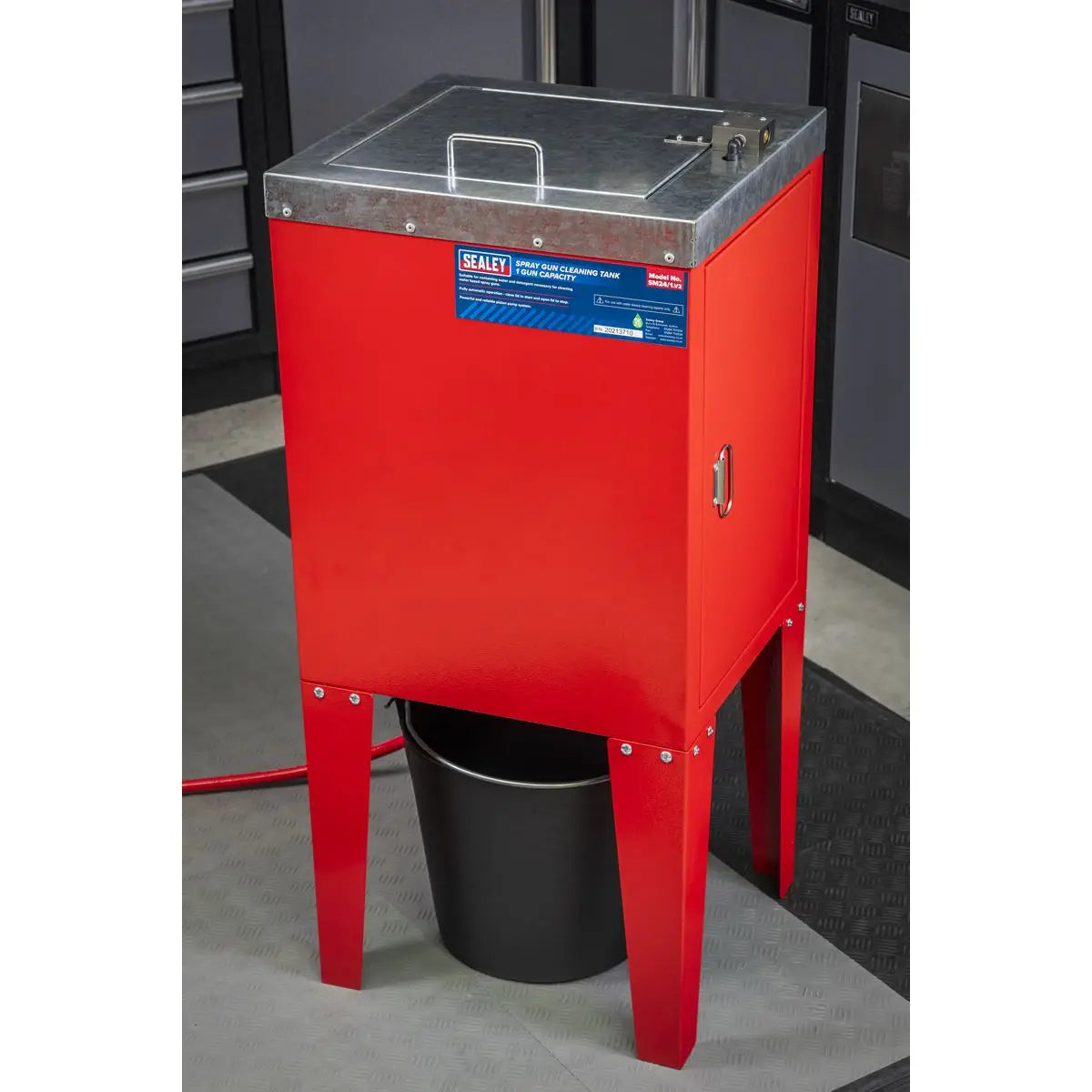Sealey Spray Gun Cleaning Tank 1 Gun Capacity 