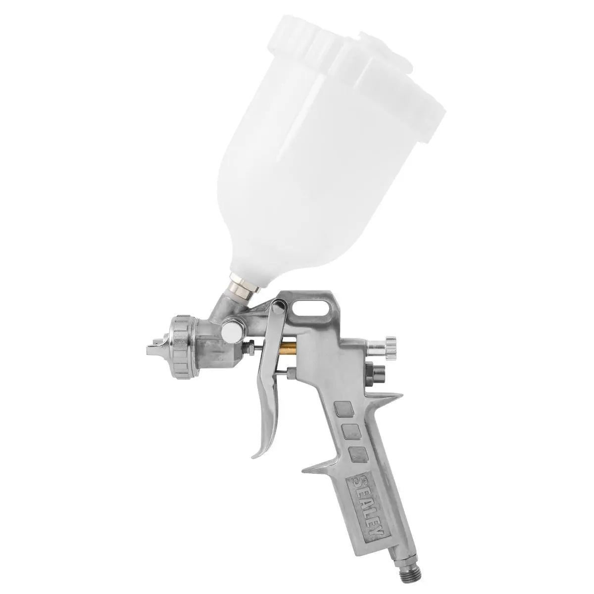 Sealey Spray Gun Gravity Feed 1.5mm Set-Up  White Rose Tools