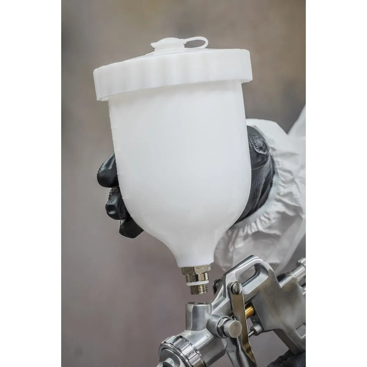 Sealey Spray Gun Gravity Feed 1.5mm Set-Up  White Rose Tools