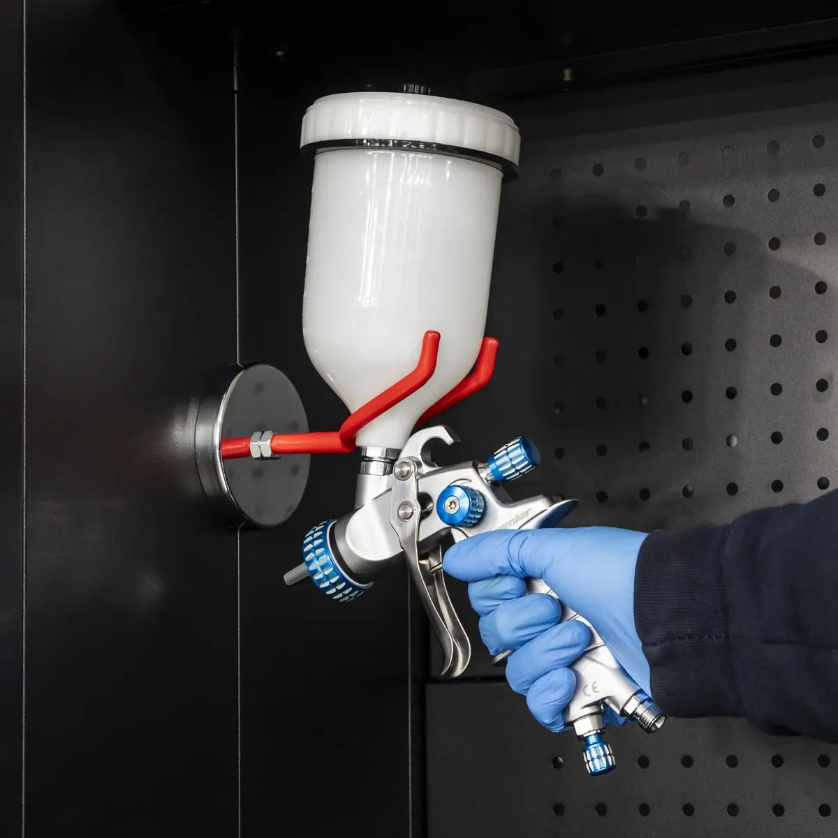 Sealey Spray Gun Holder Magnetic 