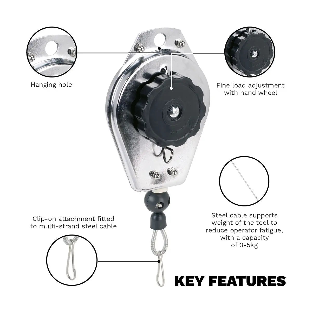 Sealey Spring Balancer 3-5kg Capacity 