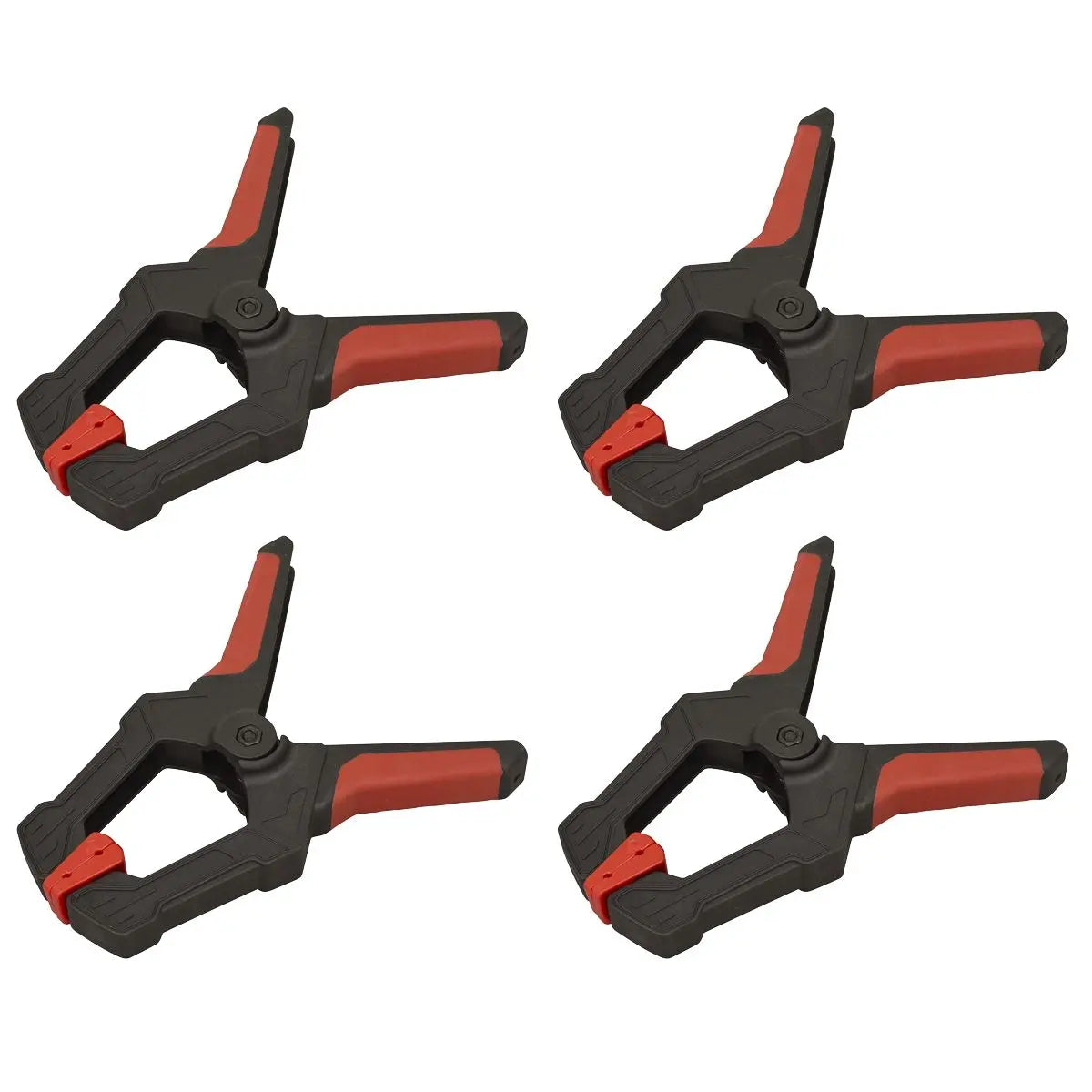 Sealey Spring Clamp Set 80mm 4pc  White Rose Tools