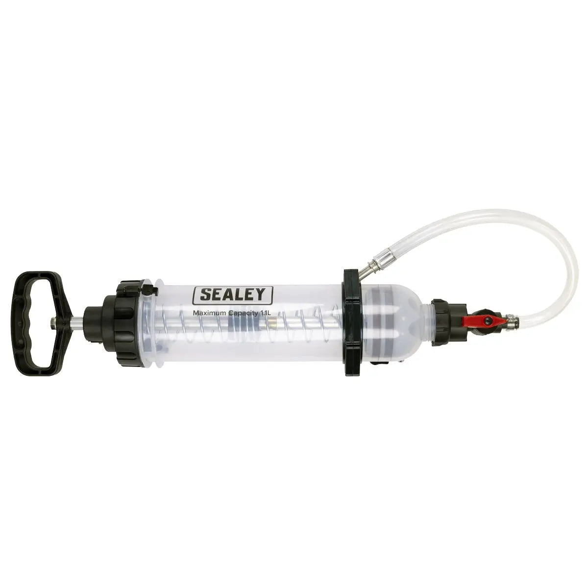 Sealey Spring Loaded Oil Refill Syringe 1.1L  White Rose Tools