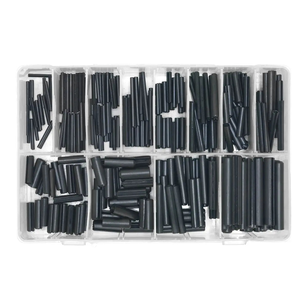 Sealey Spring Roll Pin Assortment 300pc - Metric  White Rose Tools