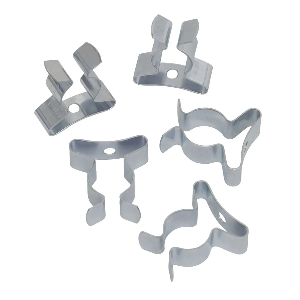 Sealey Spring Steel Retention Clip 13-14mm (1/2") Pack of 25  White Rose Tools