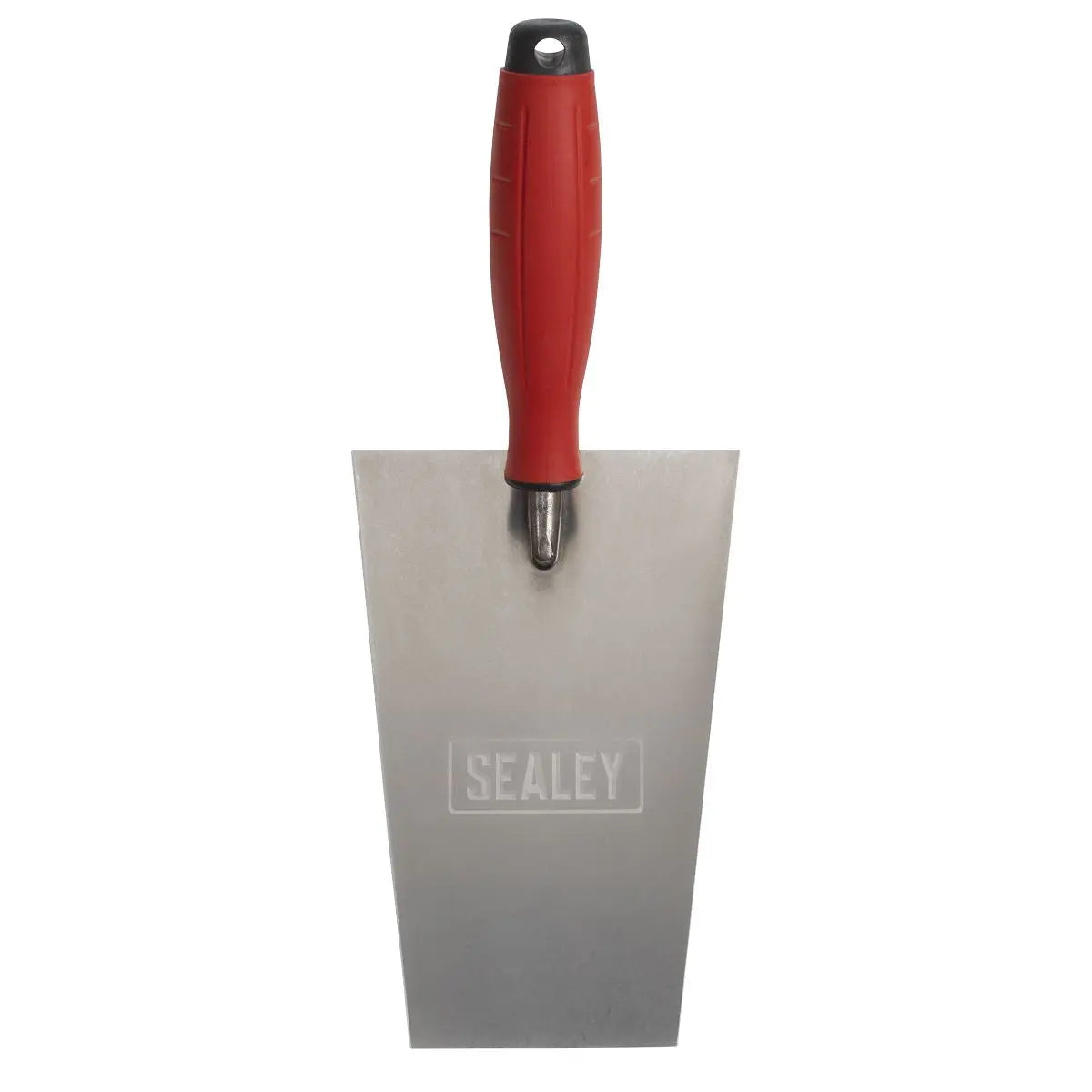Sealey Stainless Steel Bucket Trowel - Rubber Handle - 180mm  White Rose Tools