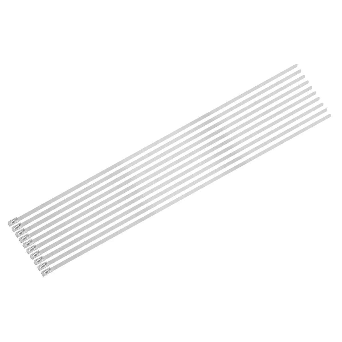 Sealey Stainless Steel Cable Tie 400mm x 4.6mm - Pack of 100  White Rose Tools