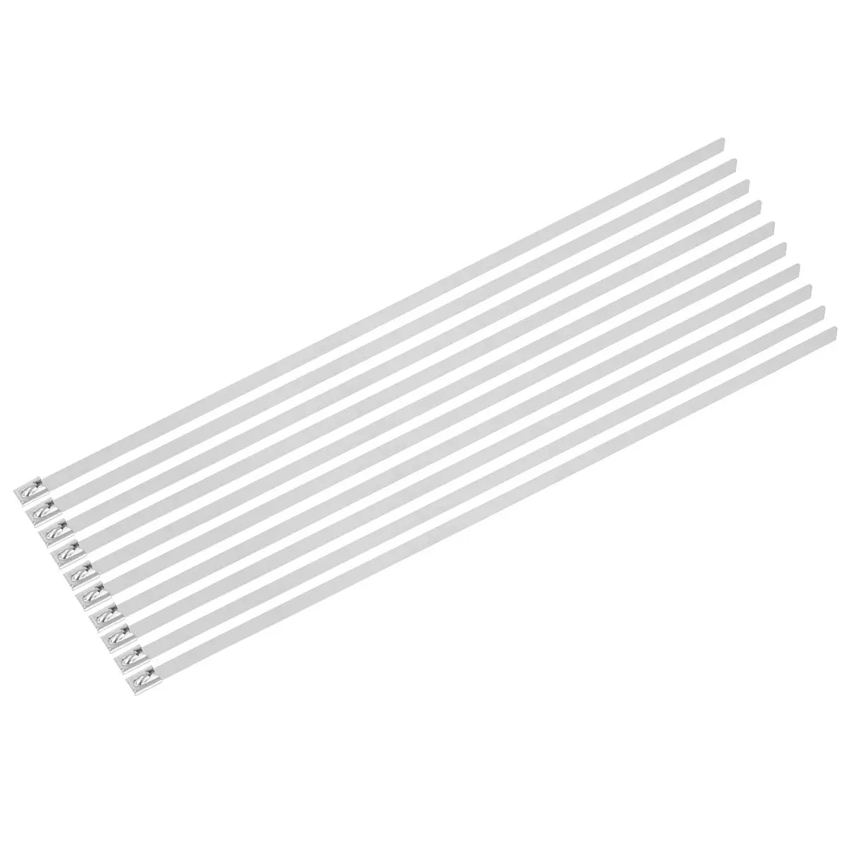 Sealey Stainless Steel Cable Tie 400mm x 7.9mm - Pack of 100  White Rose Tools