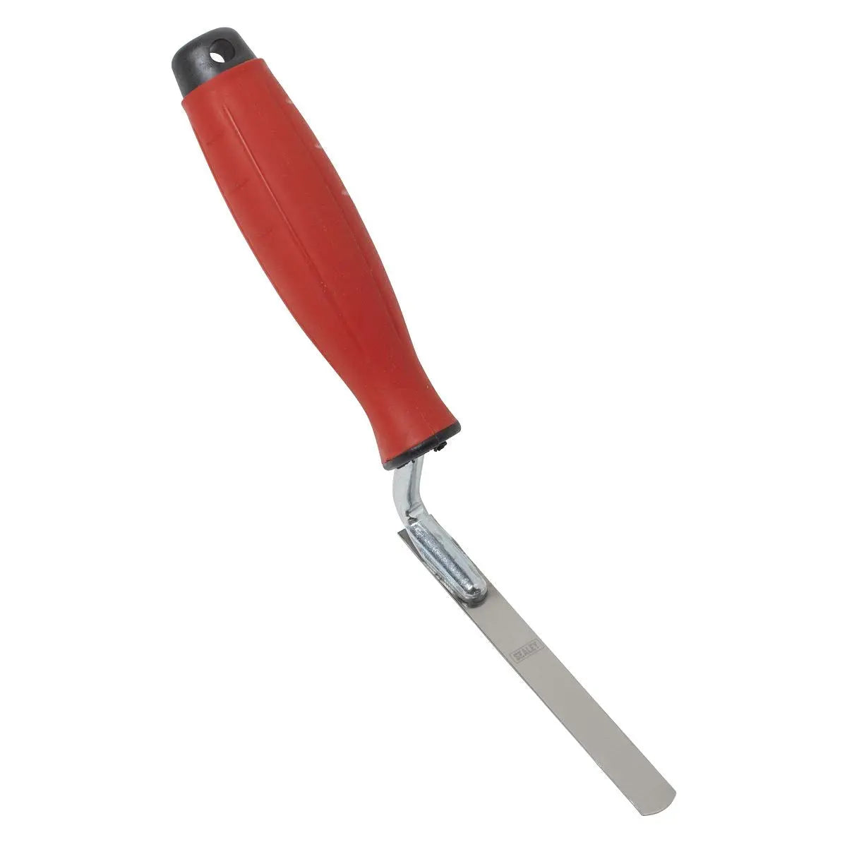 Sealey Stainless Steel Edging Trowel - Rubber Handle - 12mm  White Rose Tools