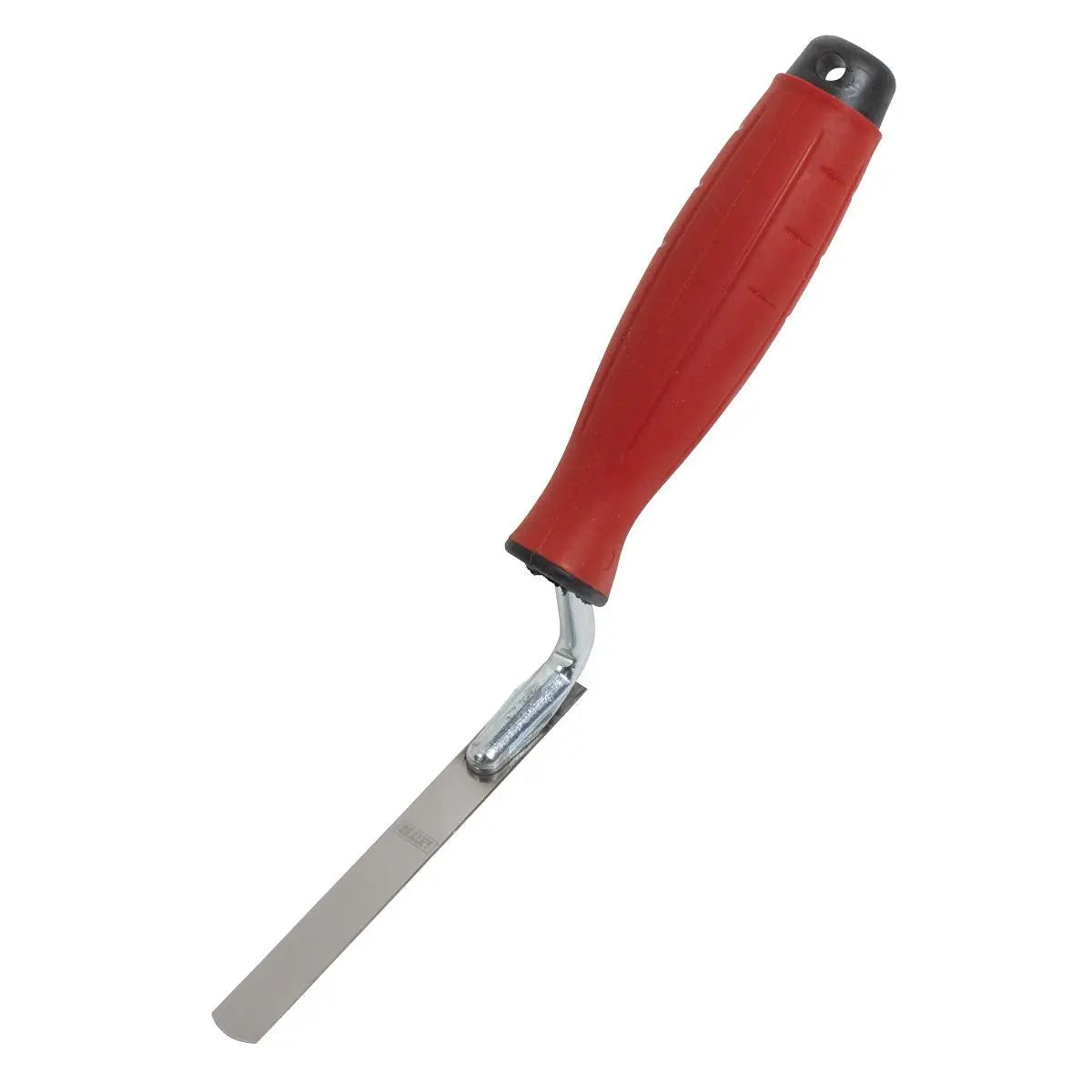Sealey Stainless Steel Edging Trowel - Rubber Handle - 12mm  White Rose Tools