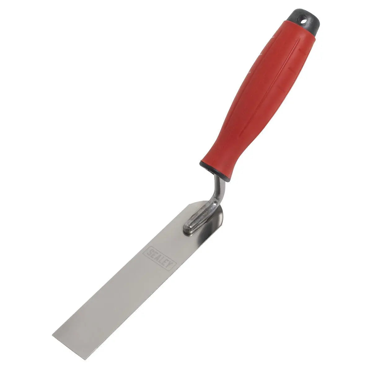 Sealey Stainless Steel Finishing Trowel - Rubber Handle - 30 x 160mm  White Rose Tools