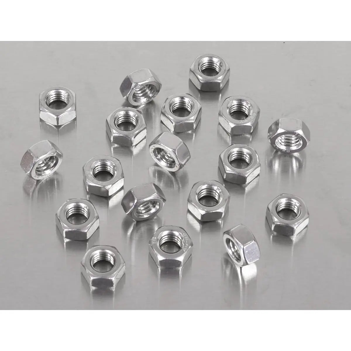 Sealey Stainless Steel Full Nut Din 934 – M8 x 1.25 pitch - Pack of 100  White Rose Tools