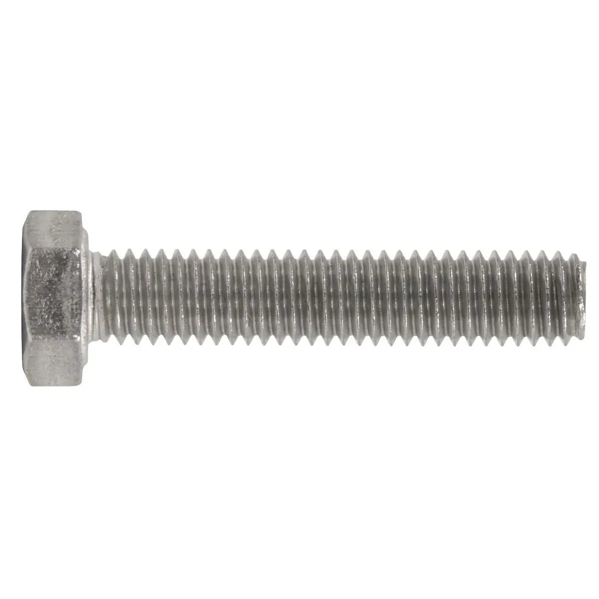 Sealey Stainless Steel Hex Head Set Screw DIN 933 - M5 X 25 A2 - Pack of 50  White Rose Tools