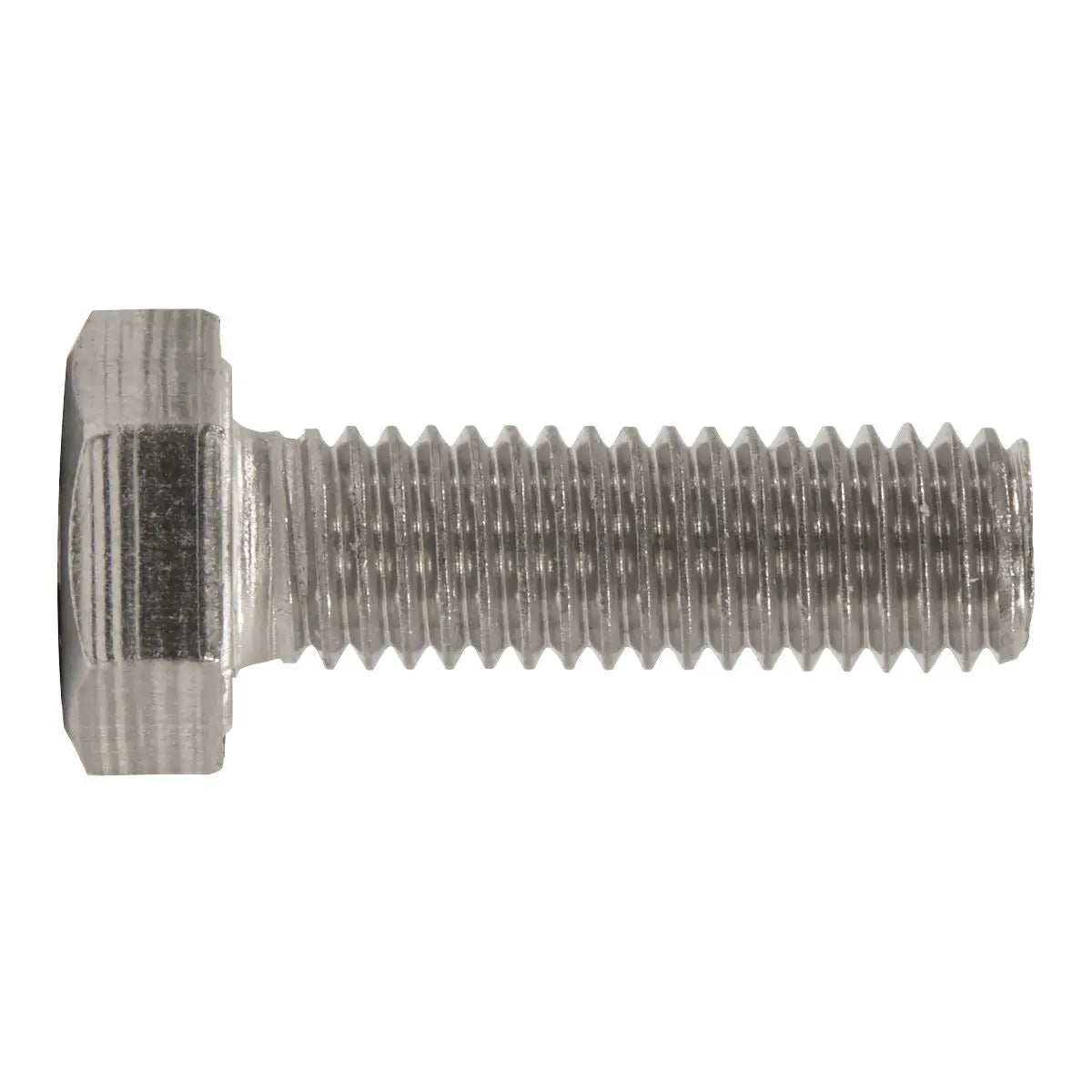 Sealey Stainless Steel Hex Head Set Screw DIN 933 - M8 X 25 A2 - Pack of 50  White Rose Tools