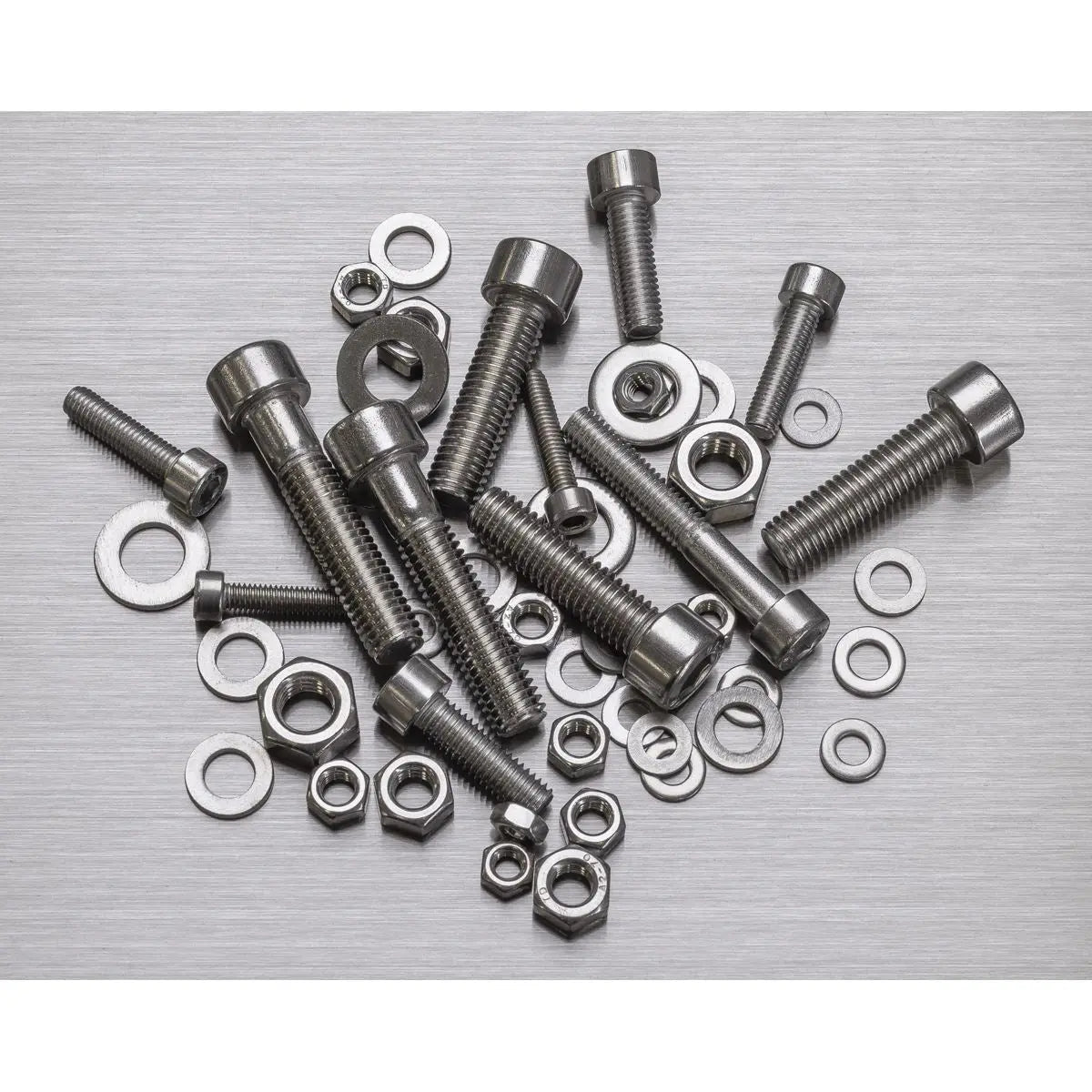 Sealey Stainless Steel Hex Socket Bolt, Washer & Nut Assortment 710pcs  White Rose Tools