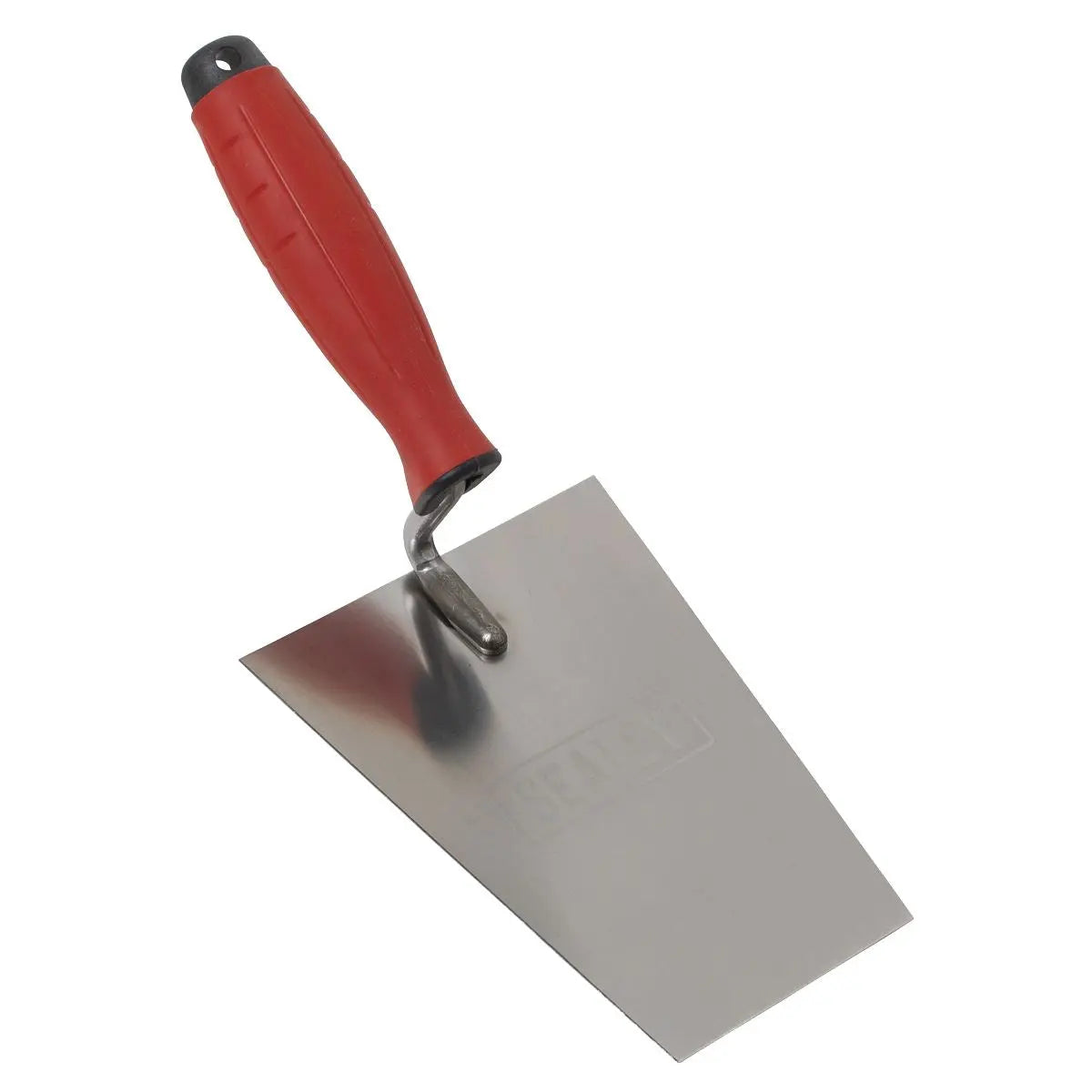 Sealey Stainless Steel Masonry Trowel - Rubber Handle - 160mm  White Rose Tools