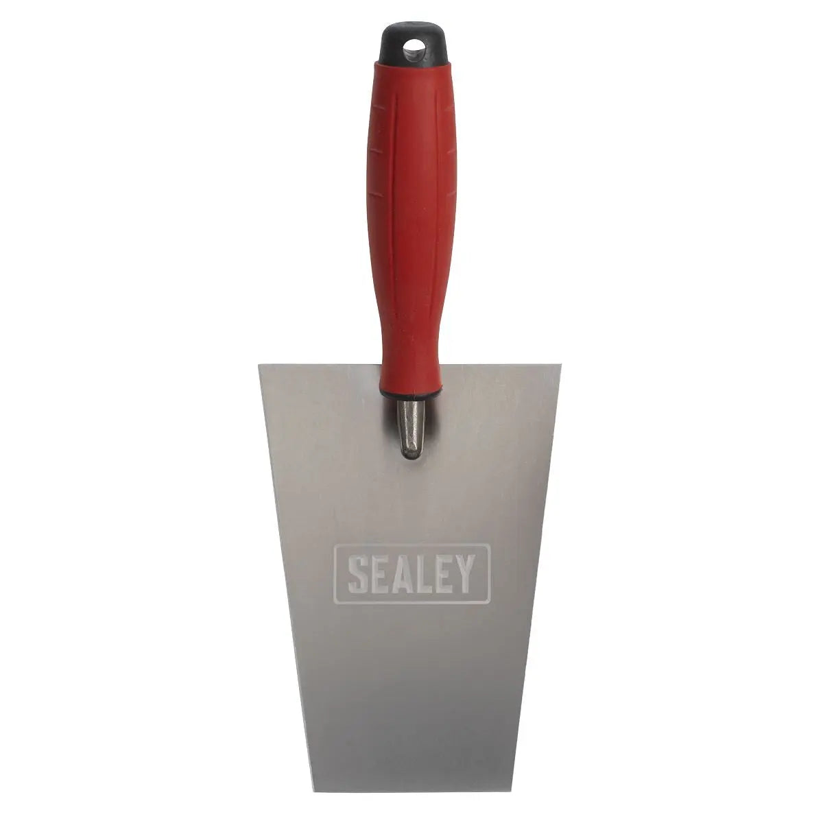 Sealey Stainless Steel Masonry Trowel - Rubber Handle - 160mm  White Rose Tools